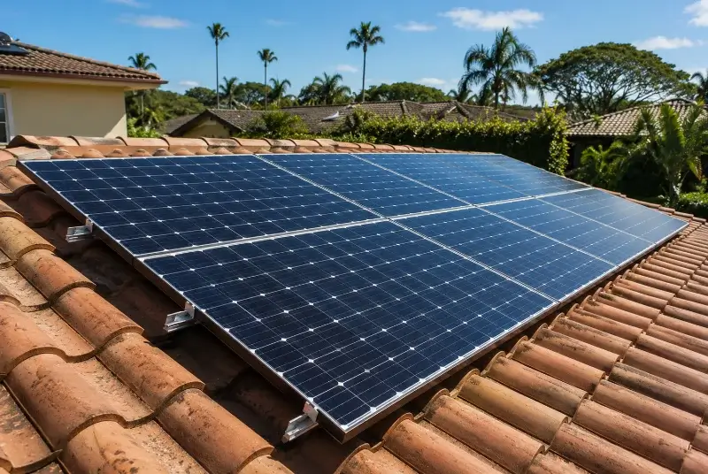 Installation de panneaux solaires aux Contamines-Montjoie